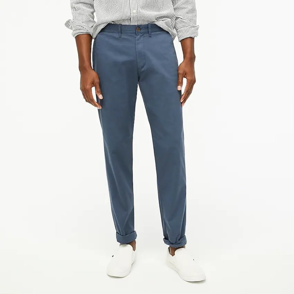 J Crew Factory Straight fit flex khaki pant